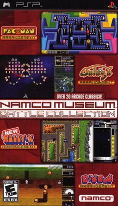 Namco museum 50th anniversary games